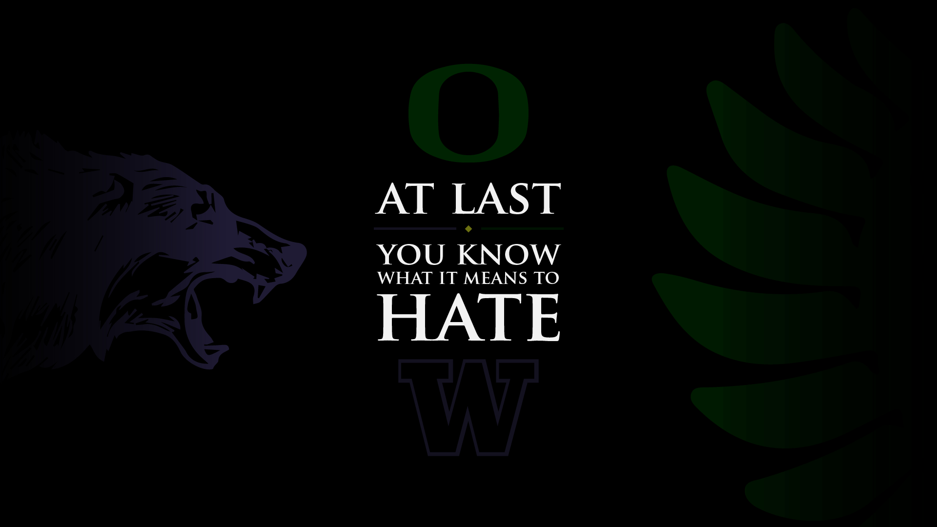 1920x1080 Oregon vs. Washington Wallpaper of Thrones Style, Desktop