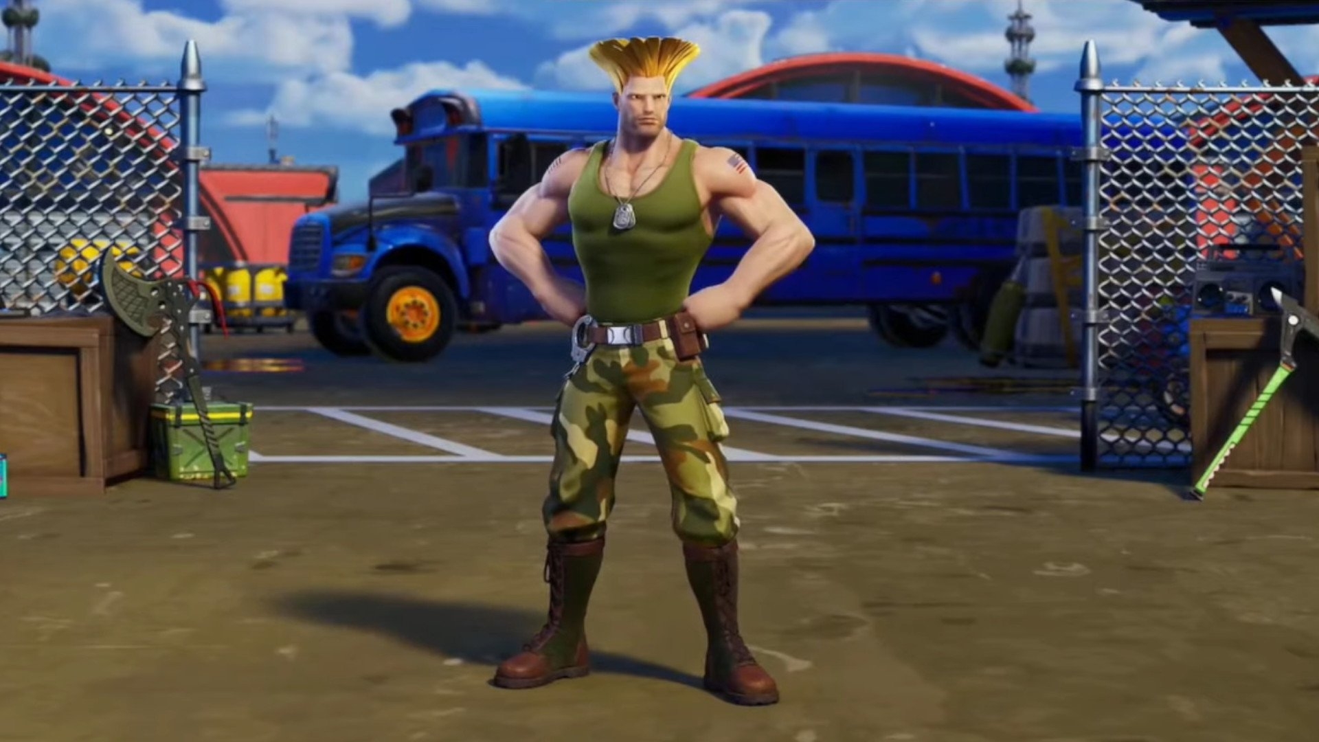 1920x1080 Guile Fortnite wallpaper, Desktop