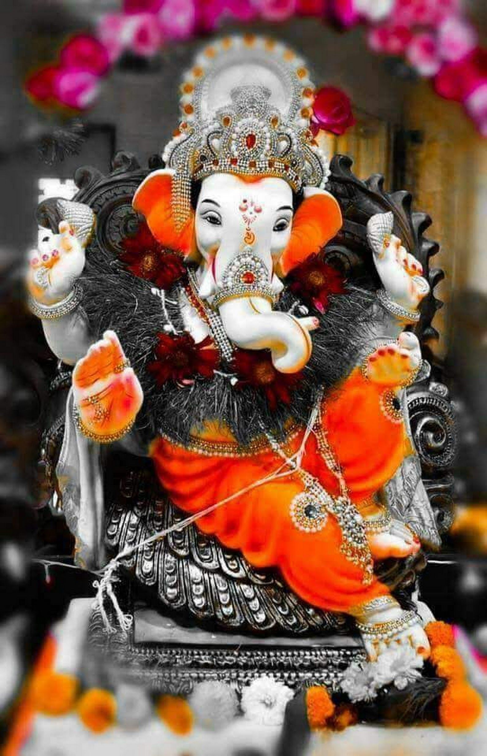 1590x2470 Desktop Wallpaper HD Full Screen Ganpati, Phone