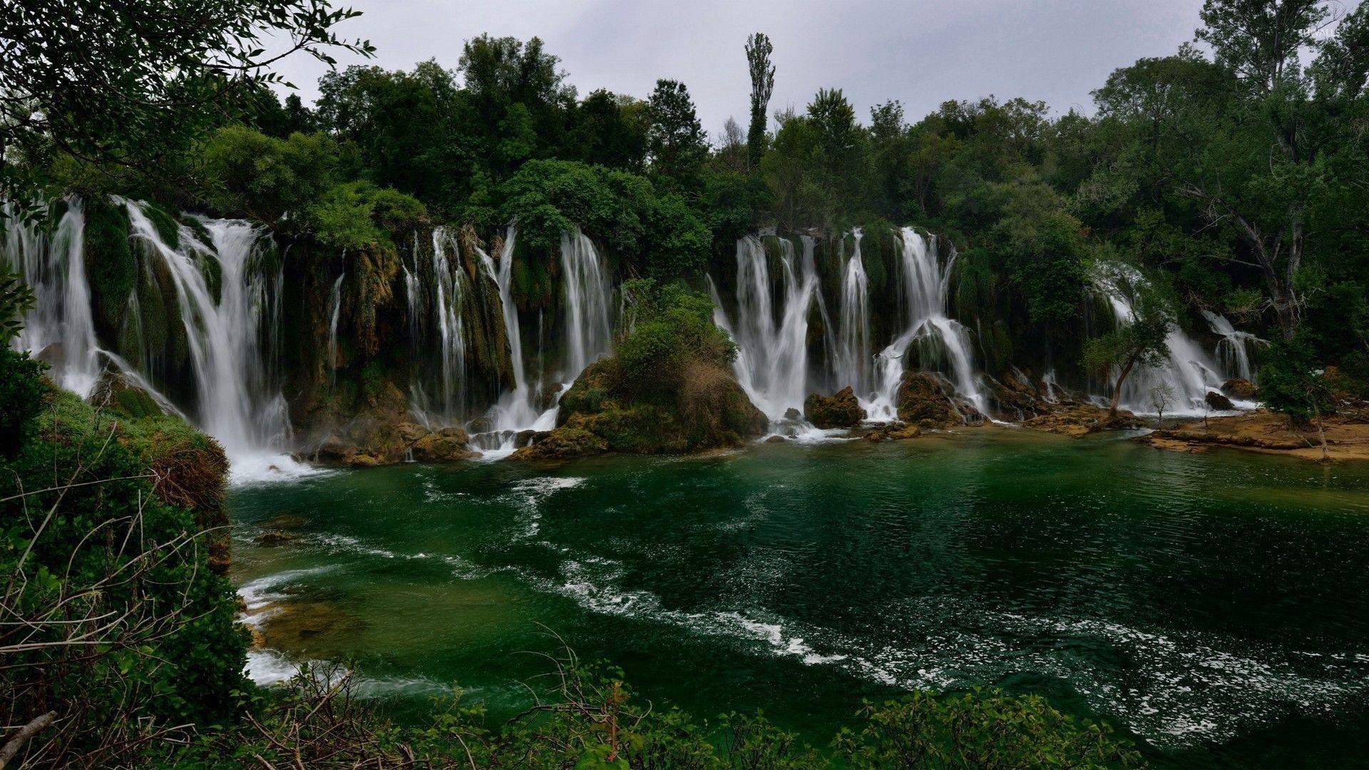 1920x1080 Kravice waterfall, Bosnia and Herzegovina wallpaper, Desktop