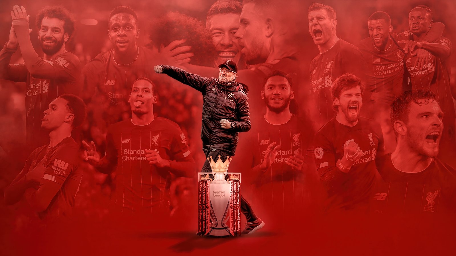 1600x900 Liverpool Premier League champions 2020 wallpaper, Desktop