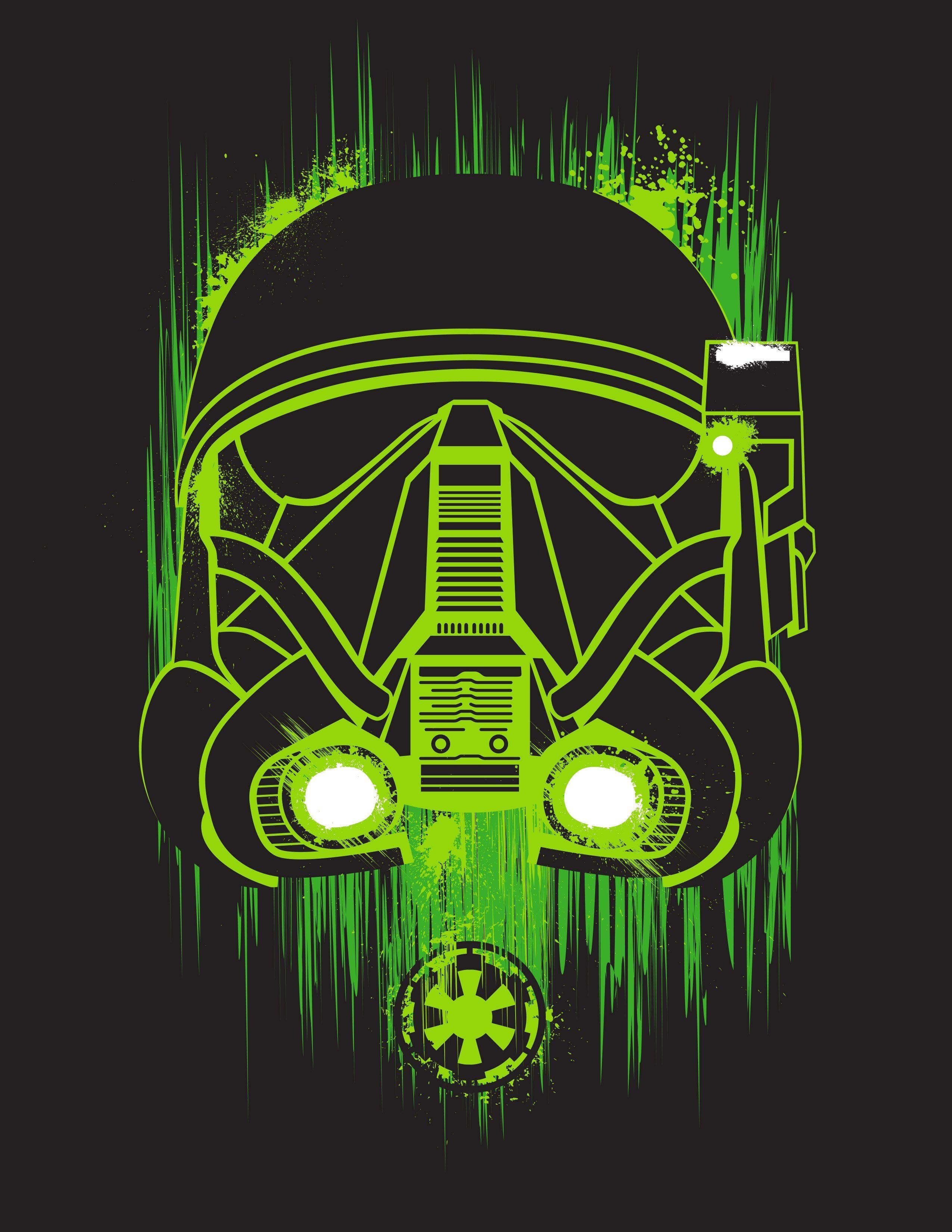 2550x3300 Star Wars Rogue One Art. Neon Death Trooper From Rogue One. Re Pin, Phone