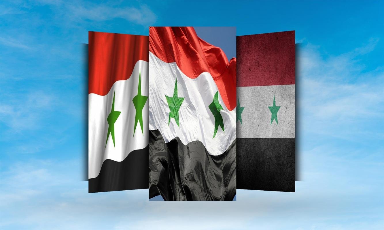 1340x800 Syria Flag Wallpaper for Android, Desktop