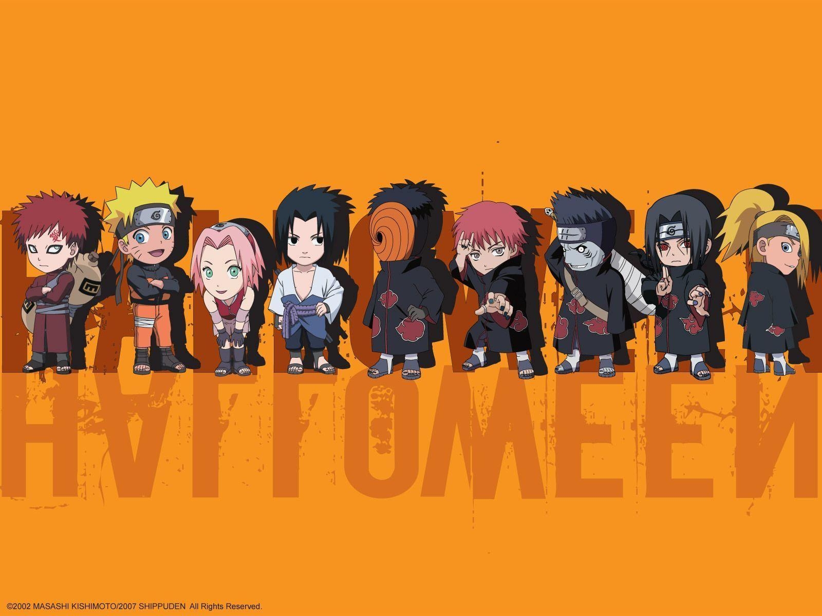 1600x1200 Naruto Chibi Cartoon Background Image Free, Desktop