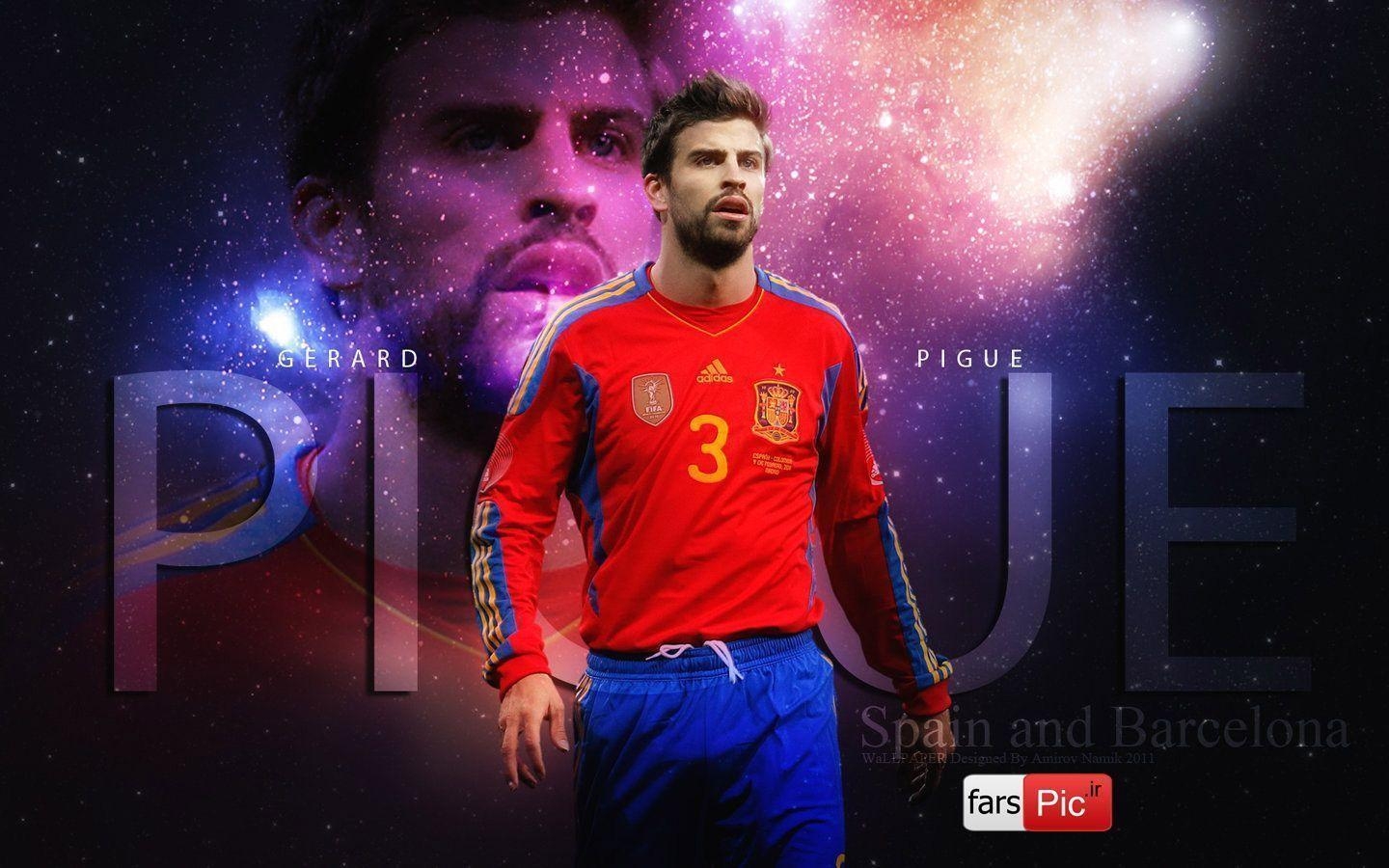 1440x900 wallpaper free picture: Gerard Pique Wallpaper 2011, Desktop