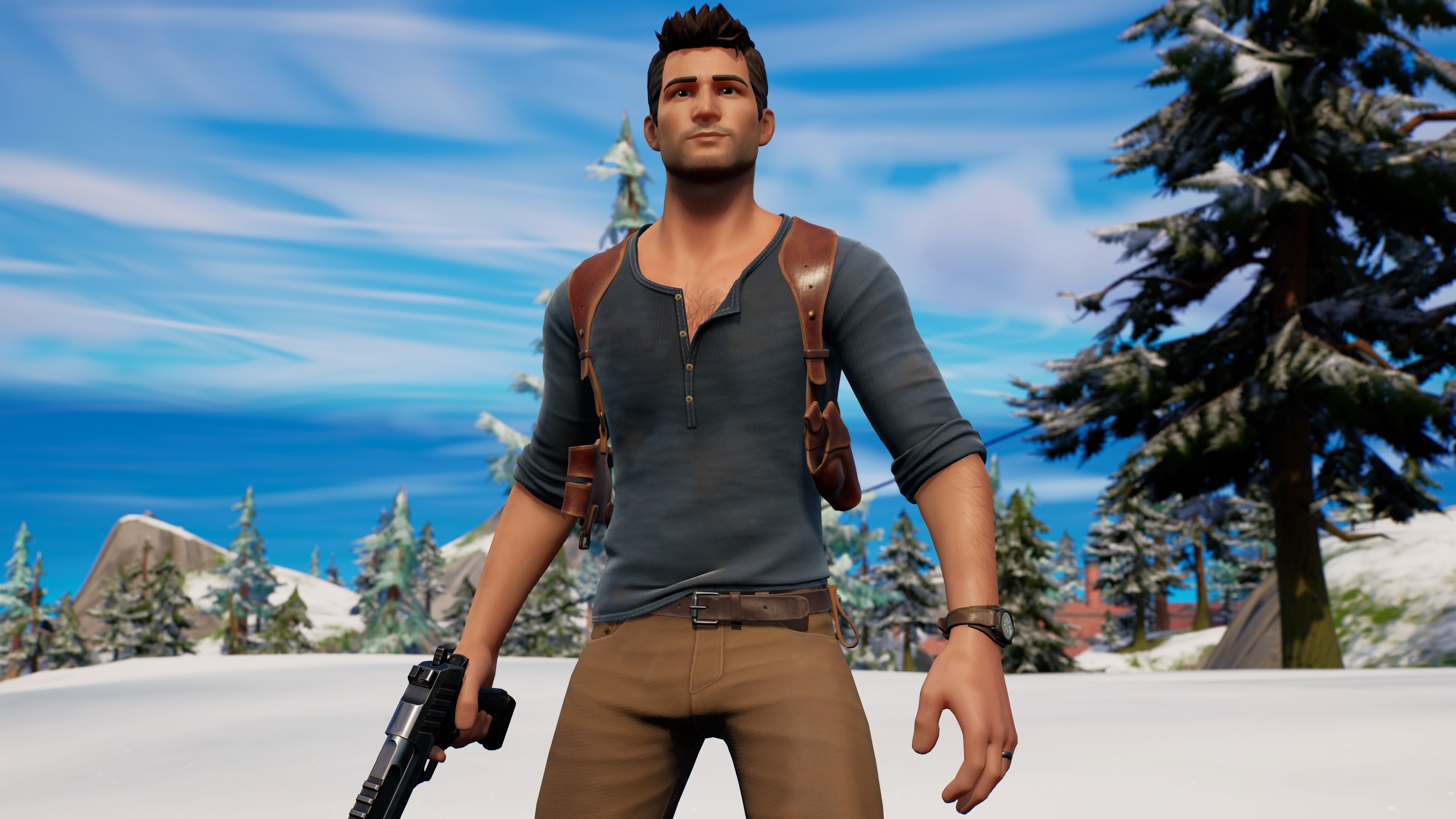 3840x2160 Nathan Drake Fortnite wallpaper, Desktop