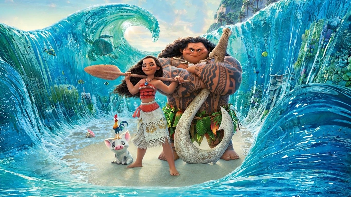 1370x770 Download  Moana, Animation, Walt Disney Wallpaper, Desktop