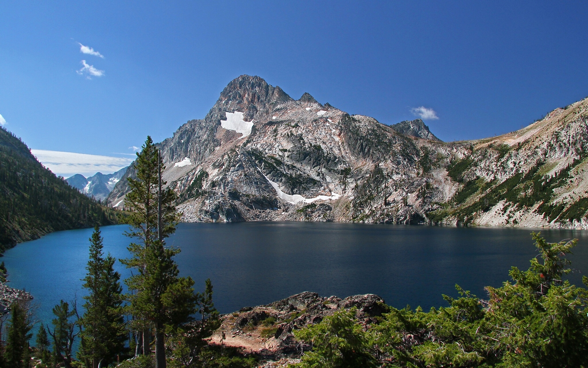 2050x1280 Sawtooth Lake Mount Regan Idaho wallpaper, Desktop