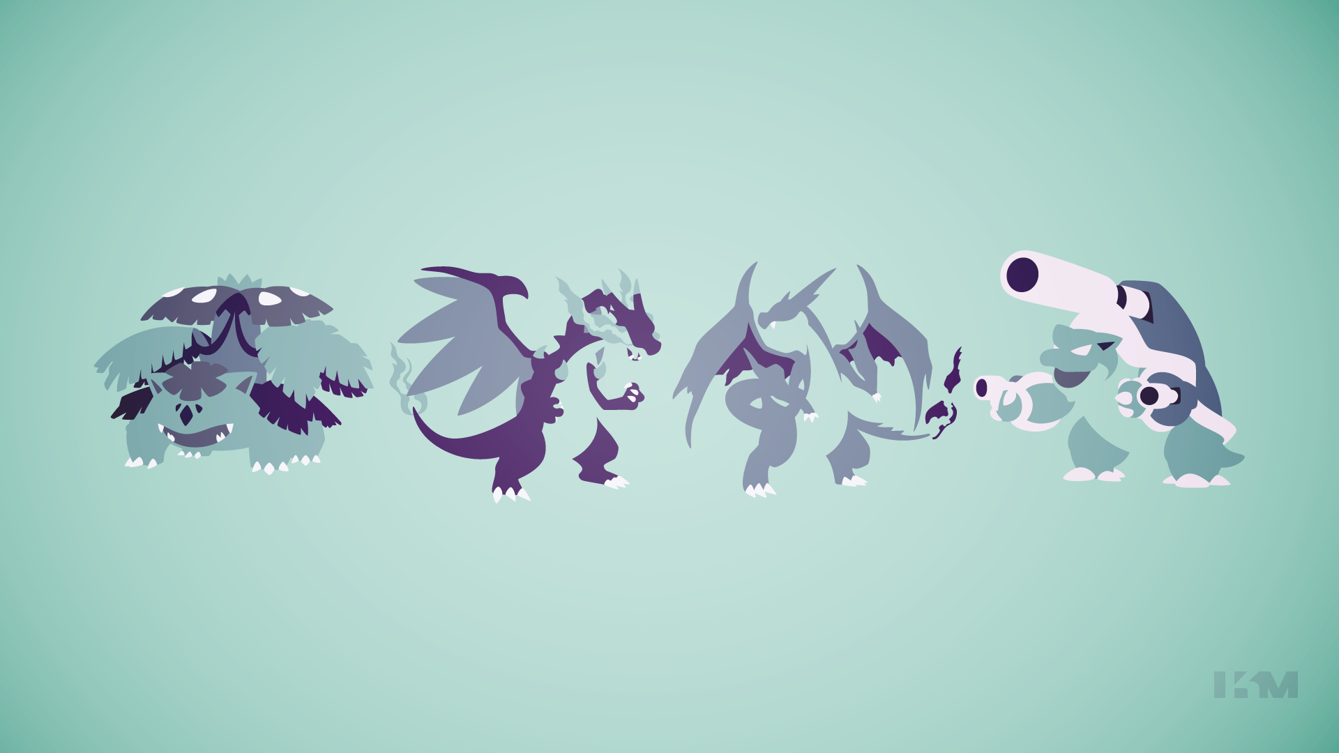 1920x1080 Gen I Starters Mega Evolutions, Desktop