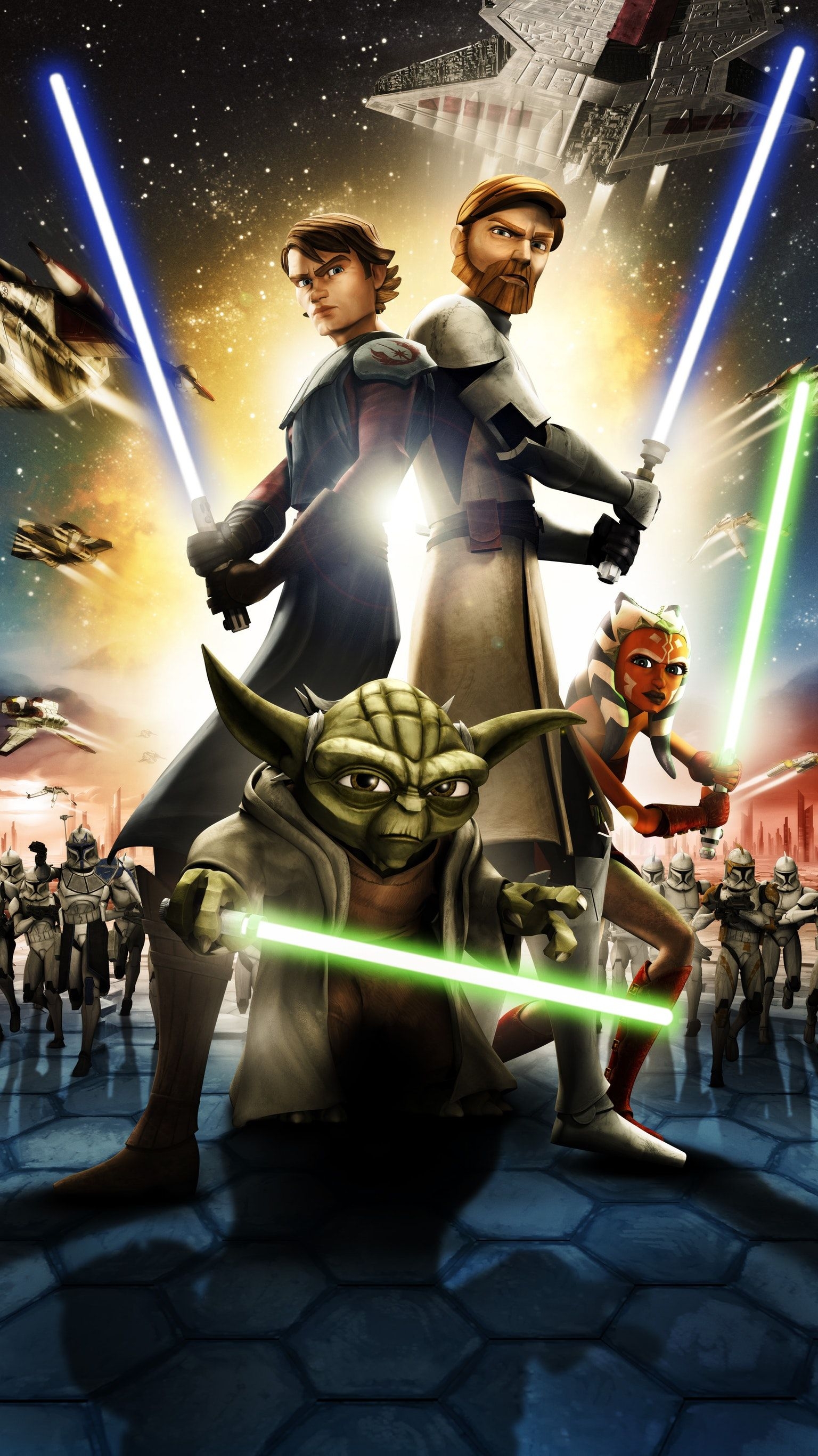 1540x2740 Star Wars: The Clone Wars (2008) Phone Wallpaper. Moviemania. Star wars film, Clone wars, Star wars watch, Phone