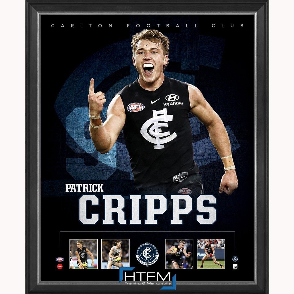 1030x1030 Patrick Cripps Captain of Carlton F.C. Official Licensed AFL Print, Phone