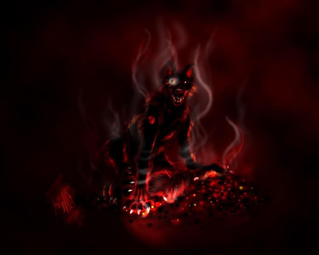 1030x820 Hell Wolf Demon Famtasy Fire Abstract Hd Wallpaper 437367, Desktop