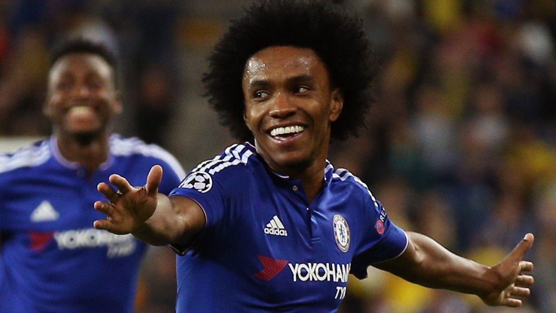 1920x1080 Chelsea Player Willian Happy Wallpaper: Players, Teams, Leagues, Desktop