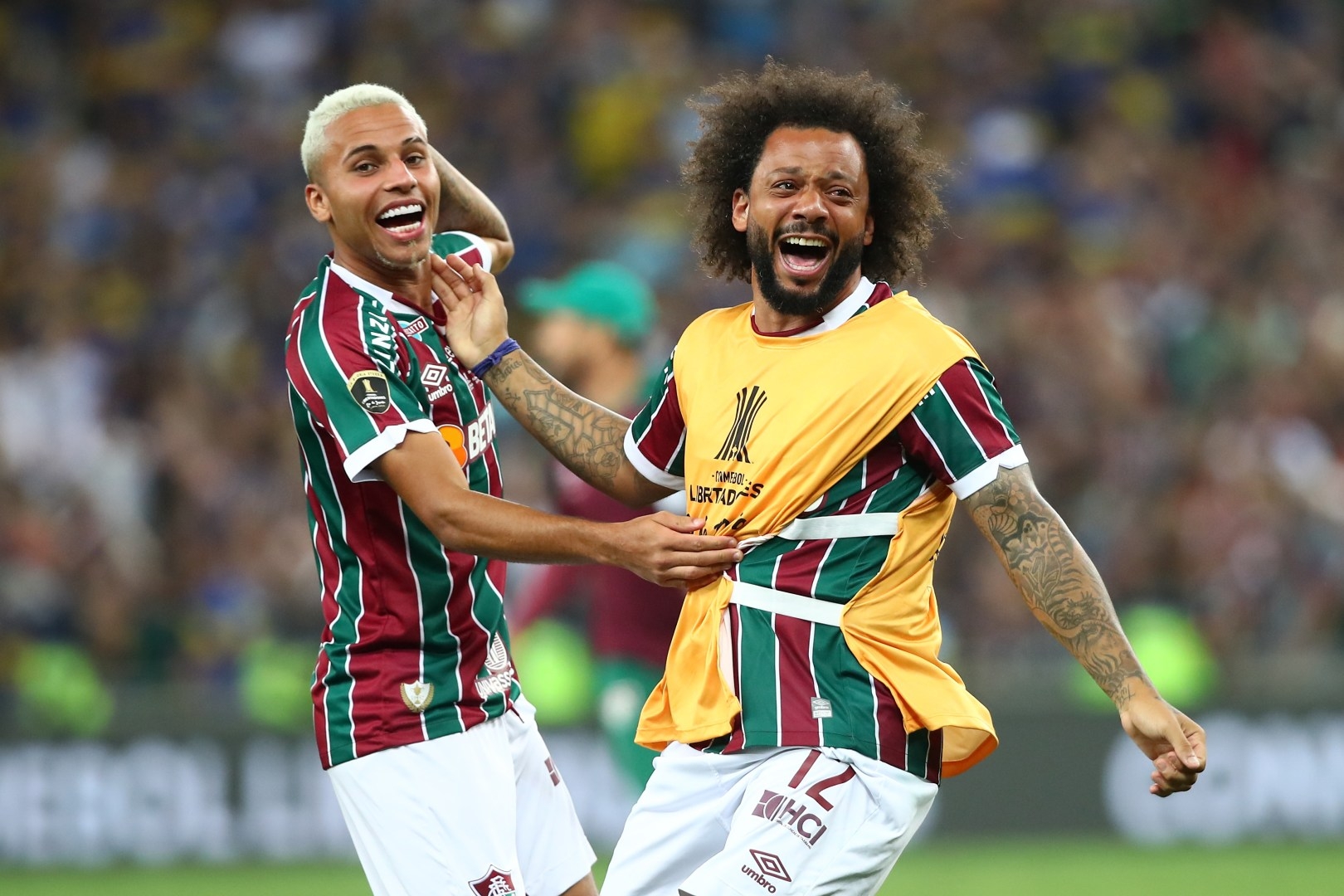 1620x1080 Real Madrid icon Marcelo breaks down in tears after helping boyhood club Fluminense win Copa Libertadores for first time. The US Sun, Desktop