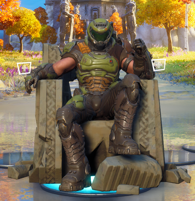 650x670 Doom Slayer Fortnite wallpaper, Phone