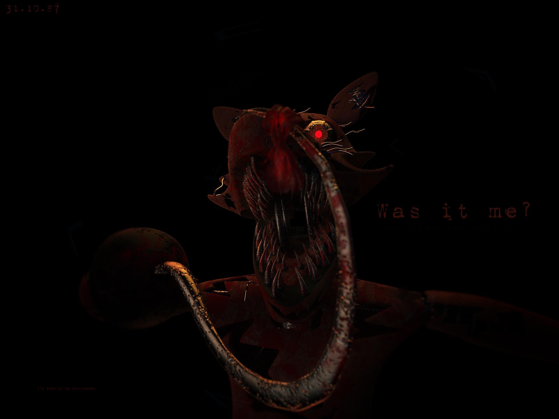 1920x1440 So I thought my Nightmare Foxy still wasn't Over The Top Enough, Desktop