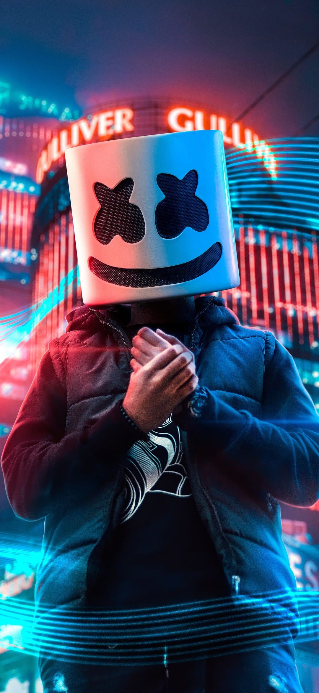 1080x2340 Marshmello Wallpaper, Phone