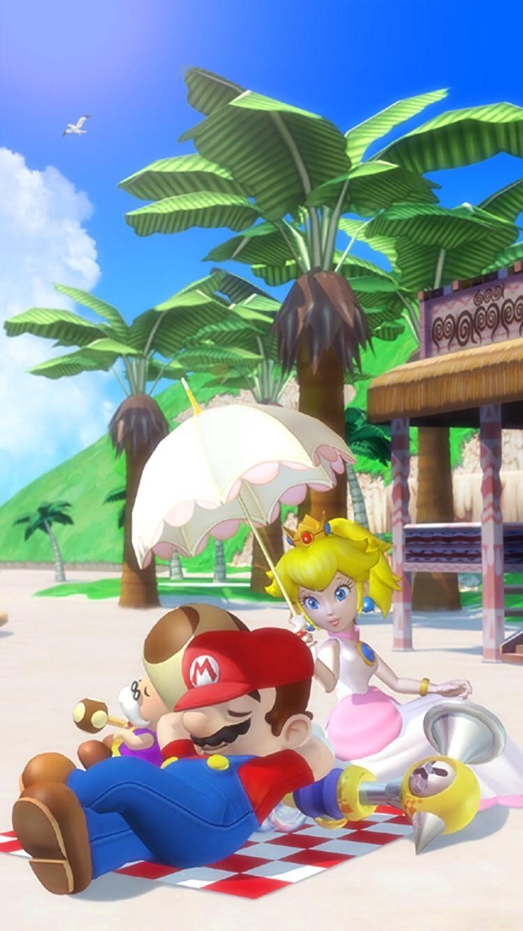 750x1340 Super Mario Sunshine wallpaper I touched up if anyone wants it!, Phone