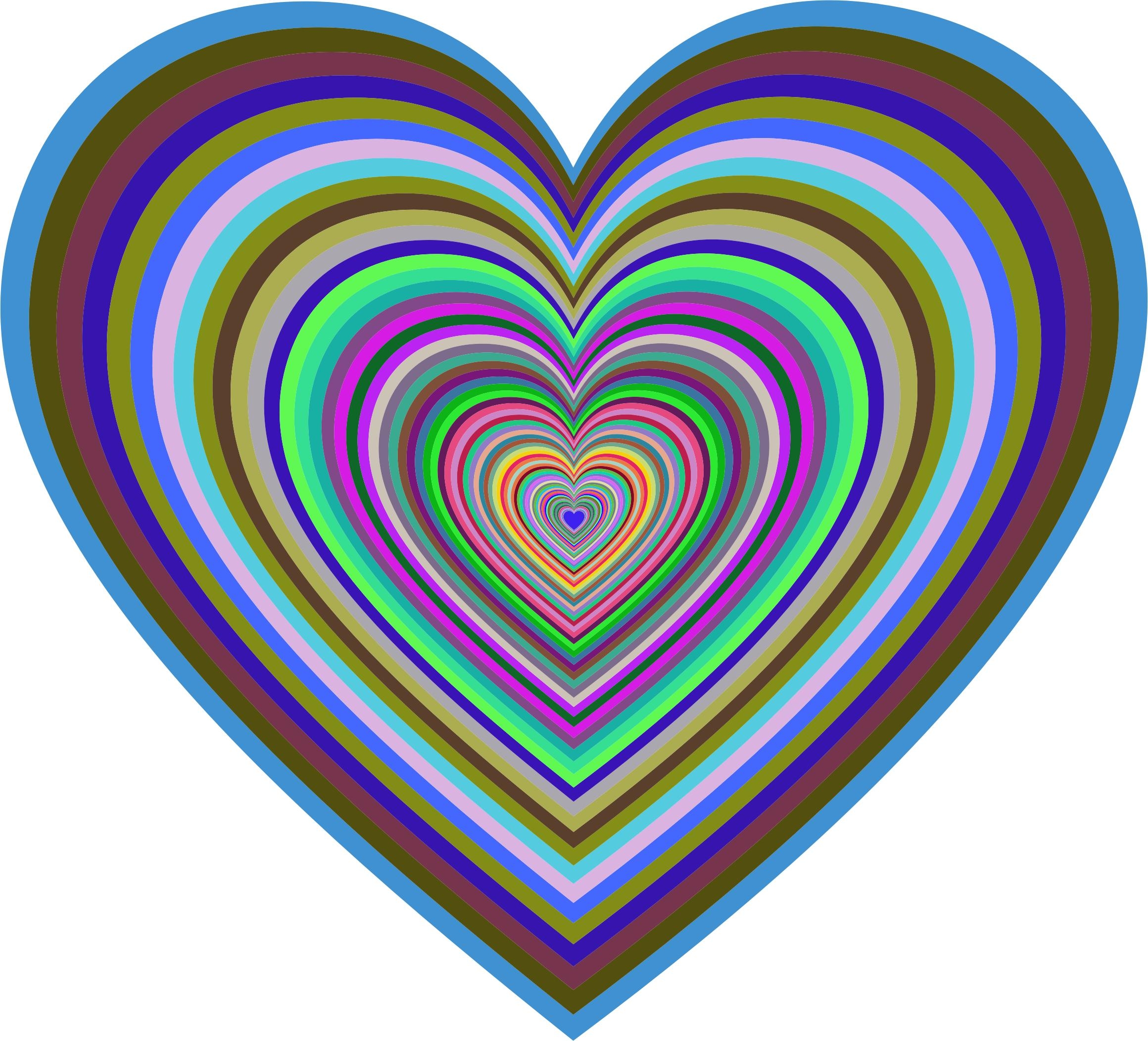 2320x2110 Psychedelic Hearts Tunnel Icon PNG PNG and Icon Downloads, Desktop