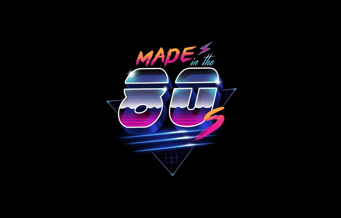 1340x850 Wallpaper Minimalism, Background, 80s, Neon, 80's, Synth, Desktop