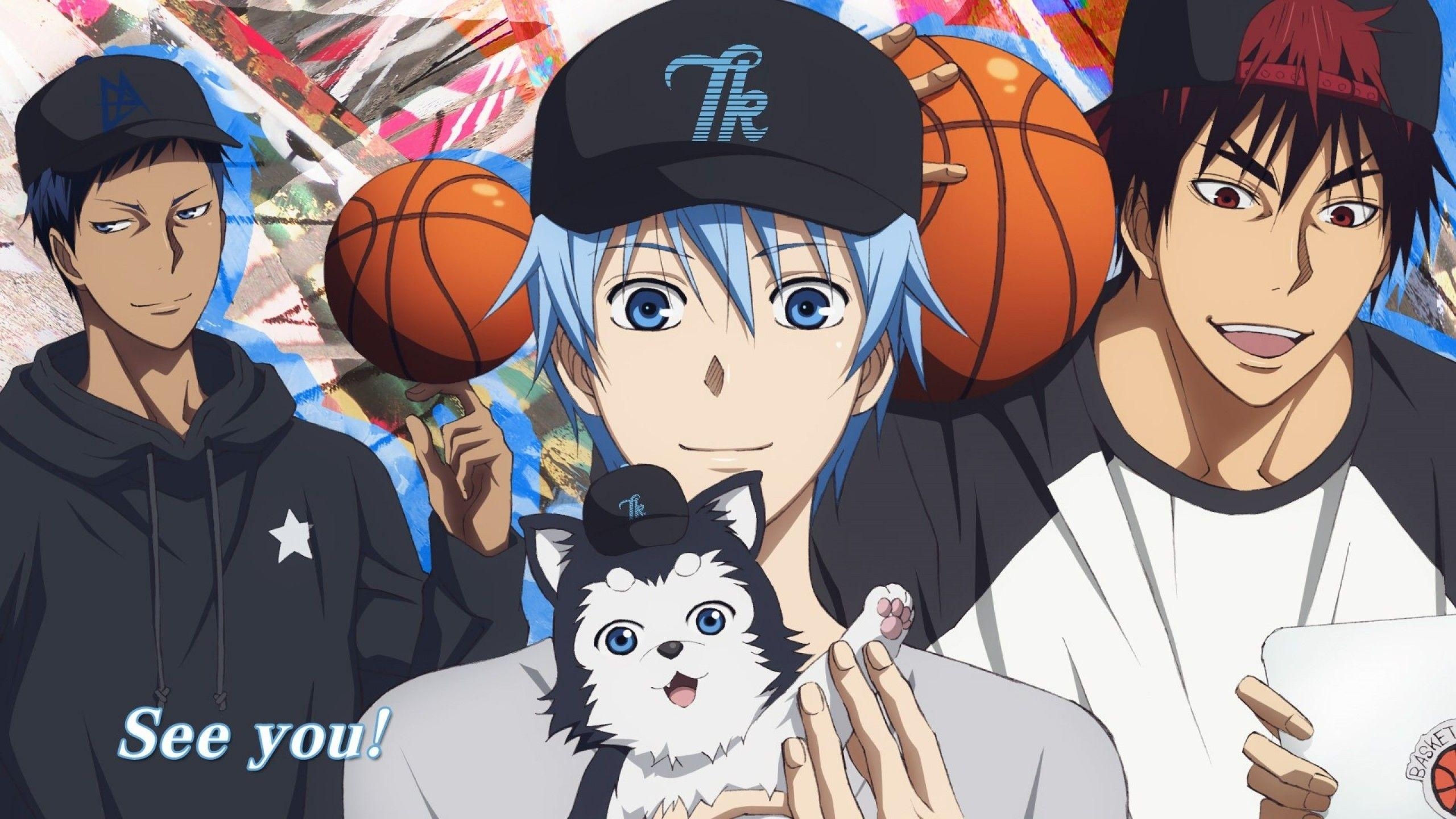 2560x1440 Download  Kuroko Tetsuya, Aomine Daiki, Kagami Taiga, Desktop