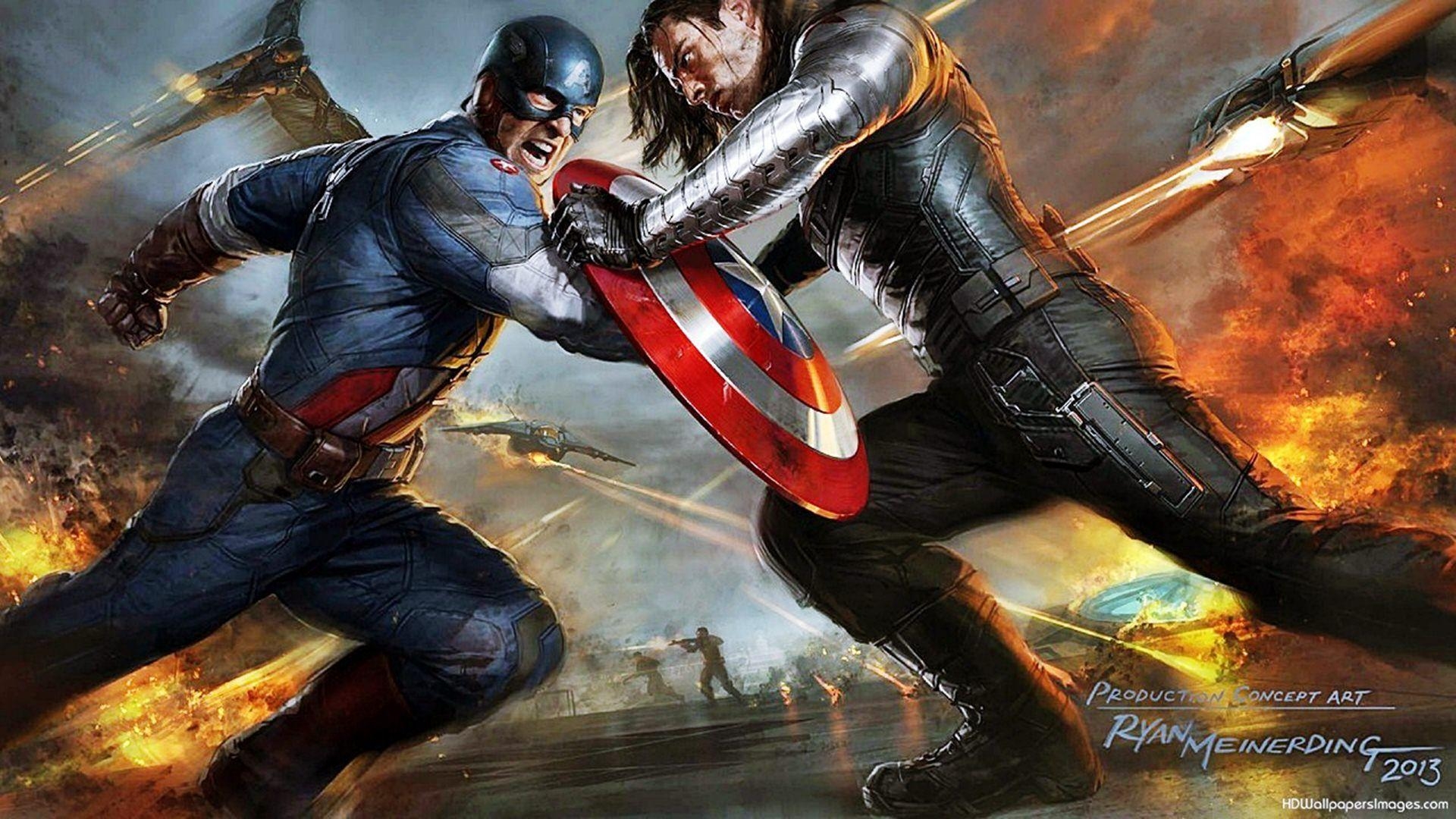 1920x1080 Movie Wallpaper: Captain America Winter Soldier Wallpaper HD, Desktop