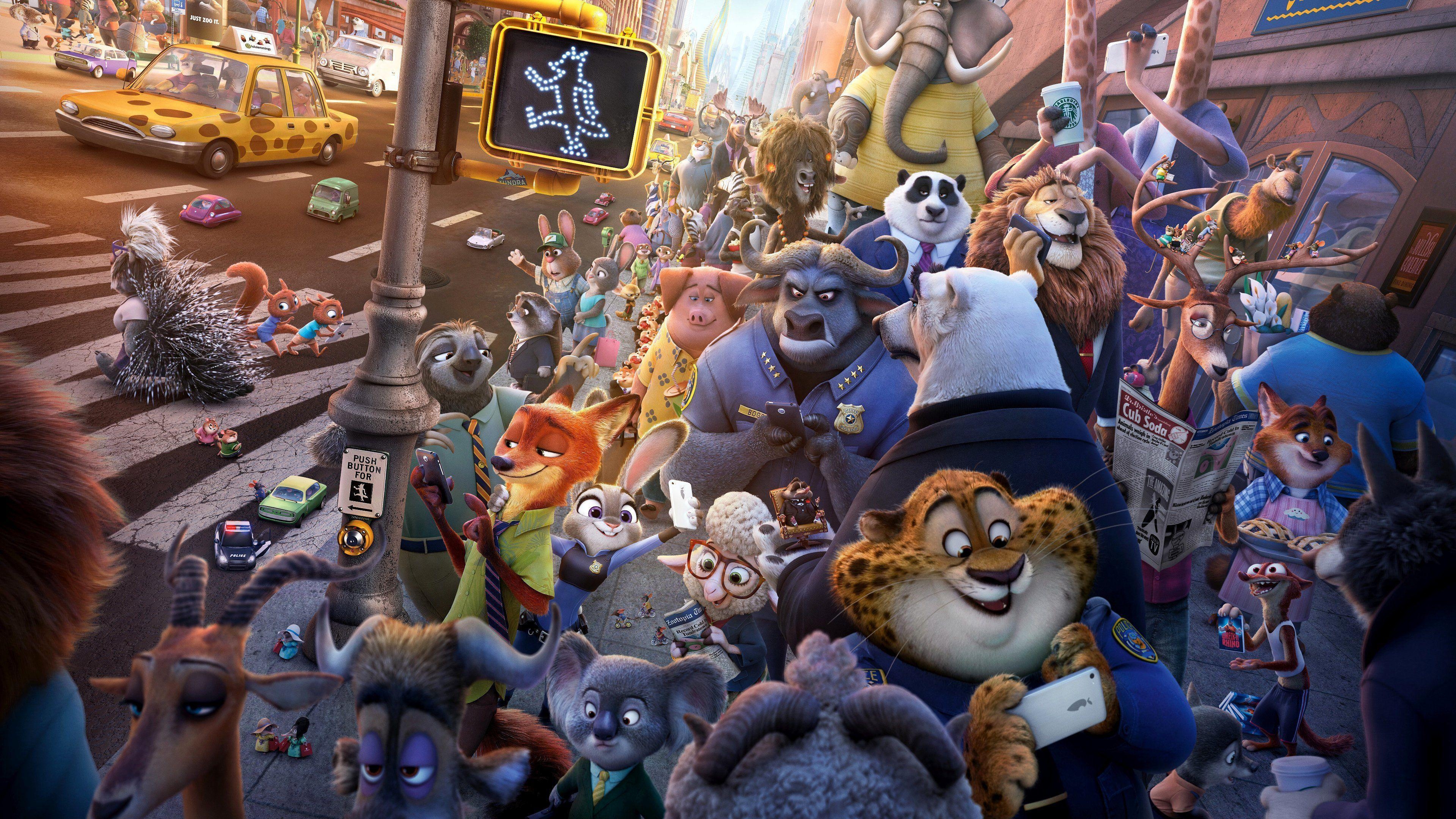 3840x2160 Zootopia HD Wallpaper for desktop download, Desktop