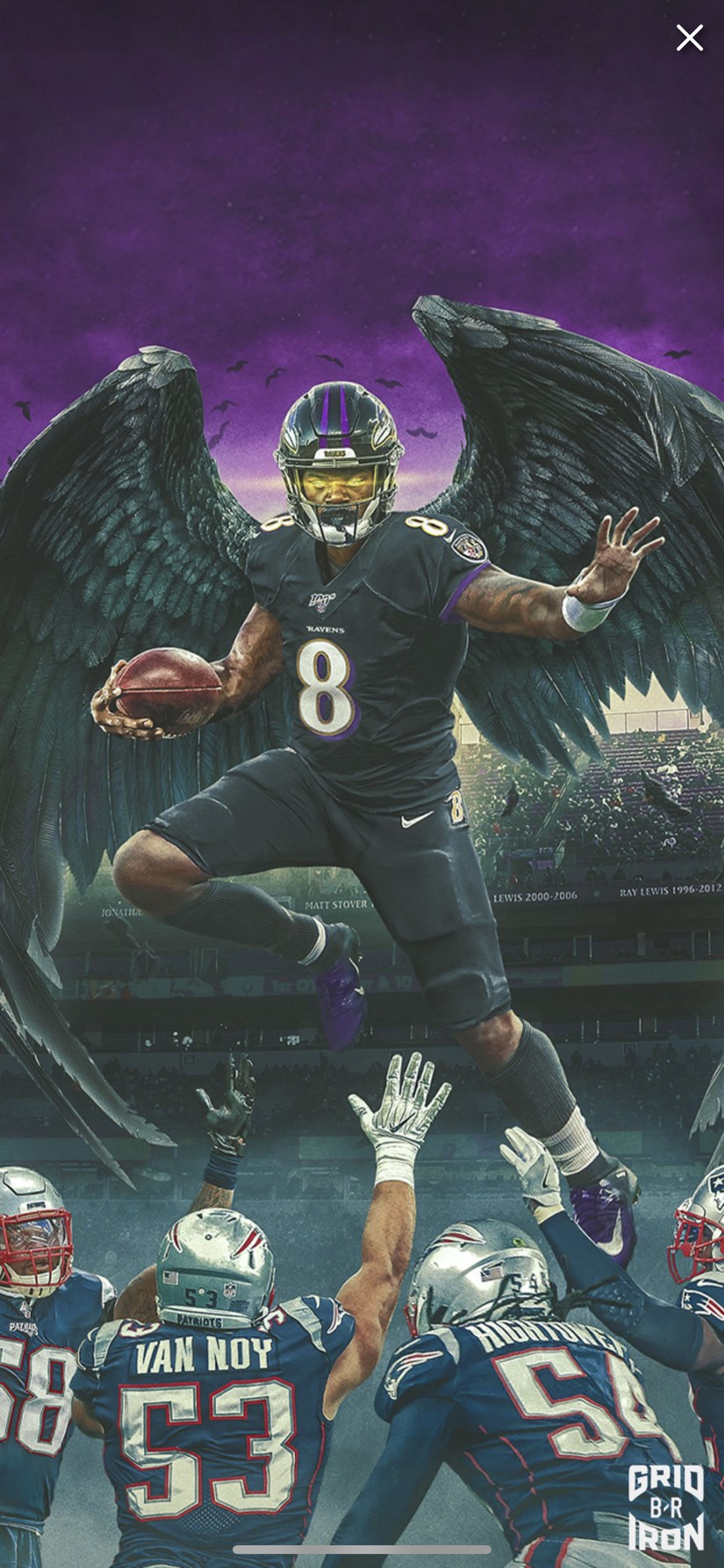 1250x2690 Lamar Jackson. Baltimore ravens football, Ravens football, Nfl, Phone