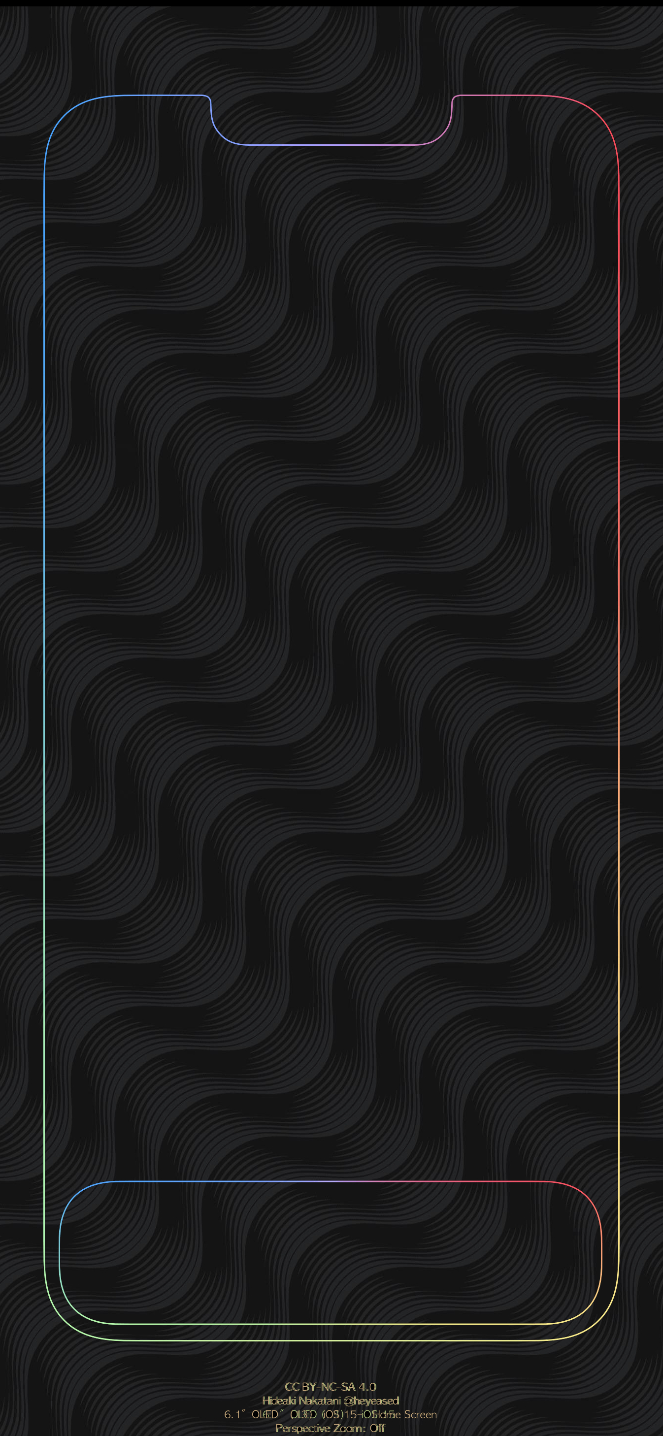 1350x2920 OC IPhone 13 13 Pro & Rainbow Border, Phone