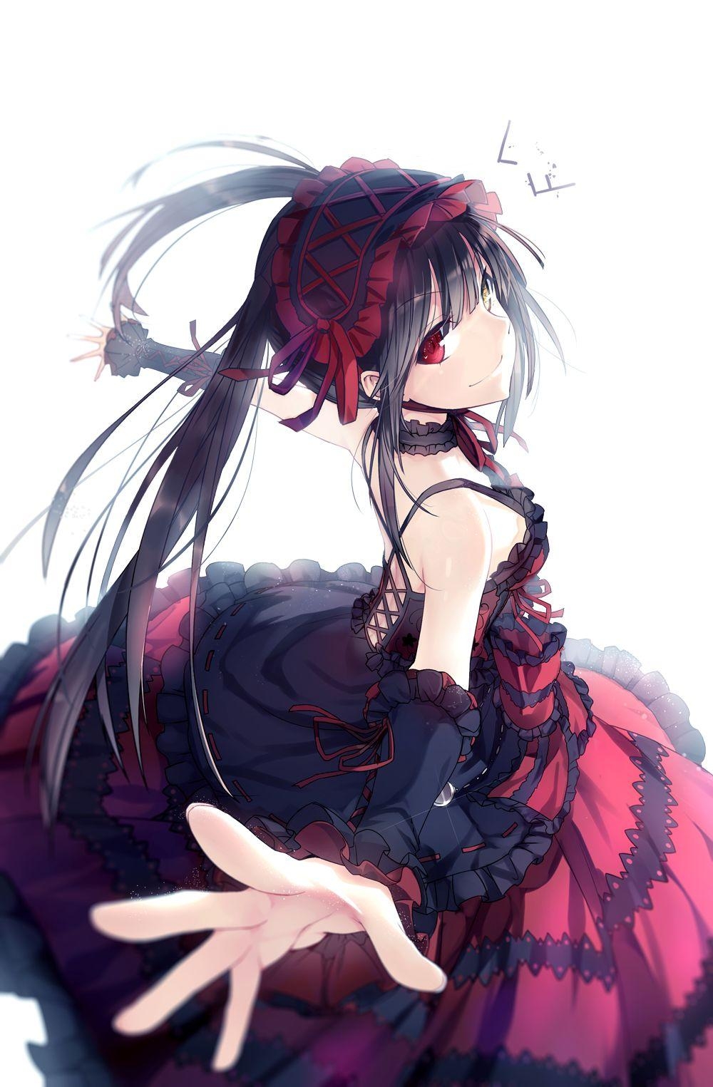 1000x1530 Tokisaki Kurumi, Mobile Wallpaper Anime Image Board, Phone