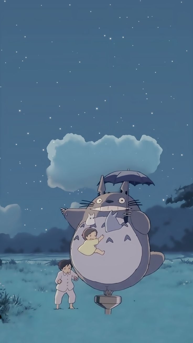 740x1310 지브리 이웃집 토토로 핸드폰 배경화면, 네이버 블로그. Ghibli artwork, Studio ghibli background, Anime wallpaper, Phone