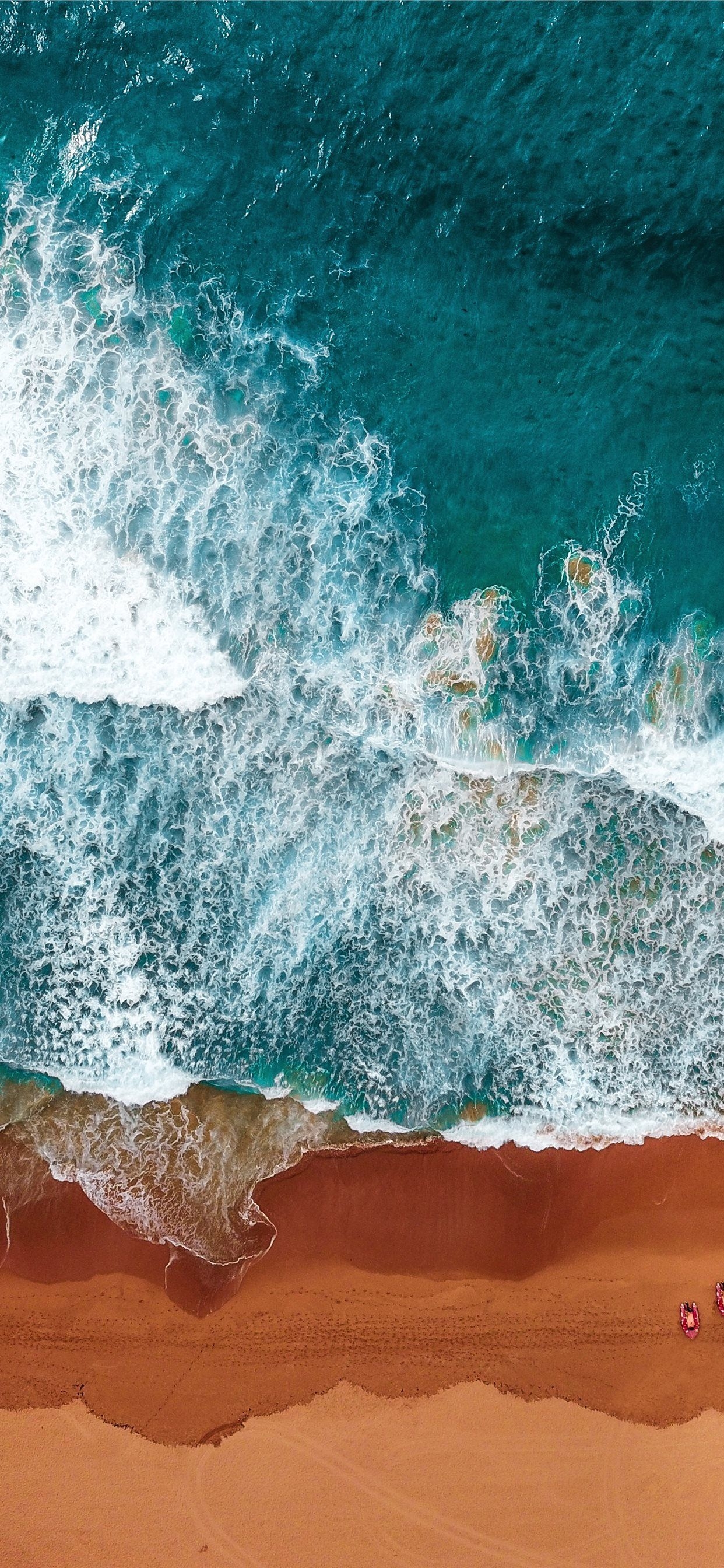 1250x2690 aerial photography of beach iPhone 11 Wallpaper Free Download, Phone