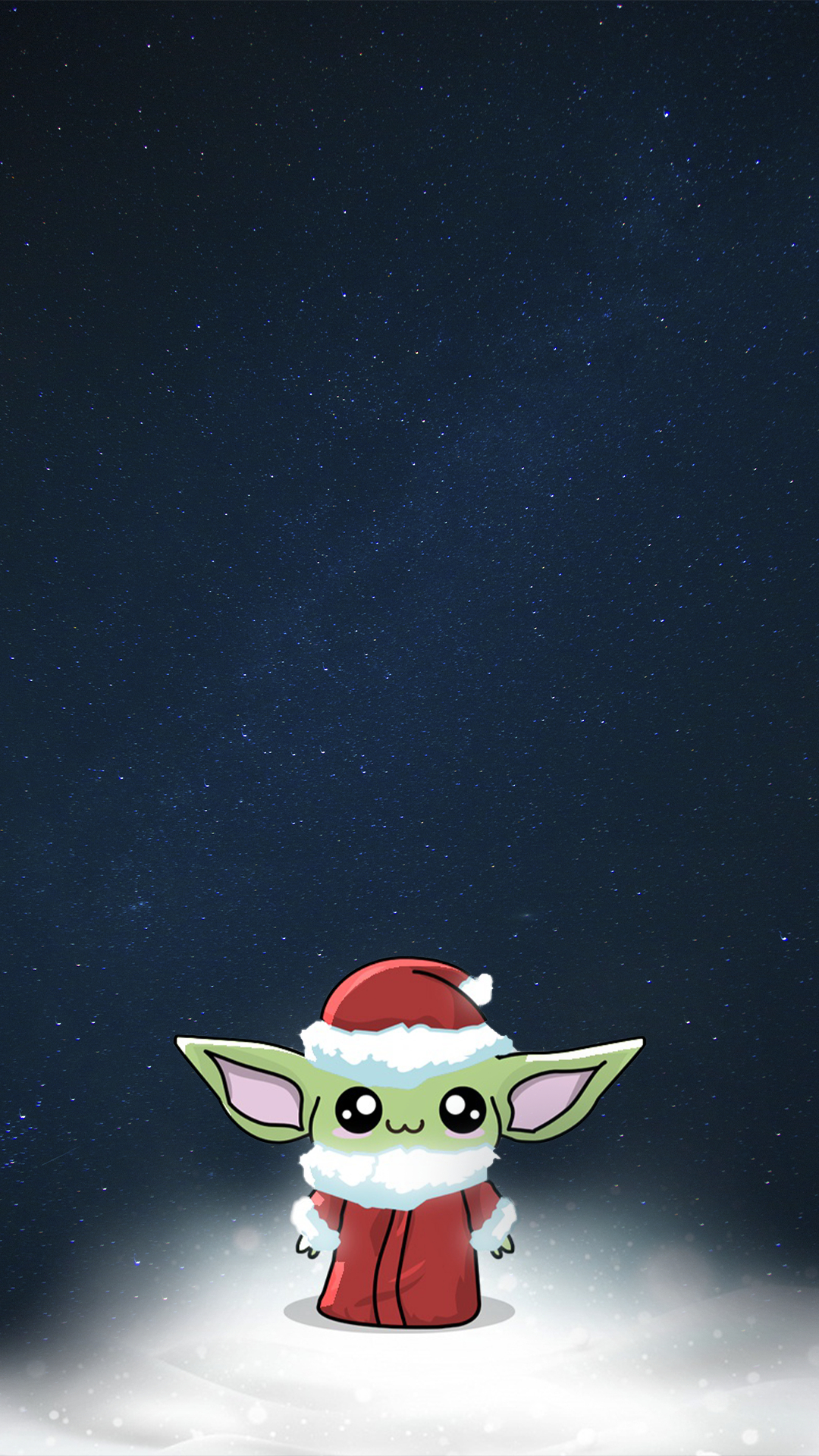 1080x1920 Yoda baby christmas wallpaper, Phone