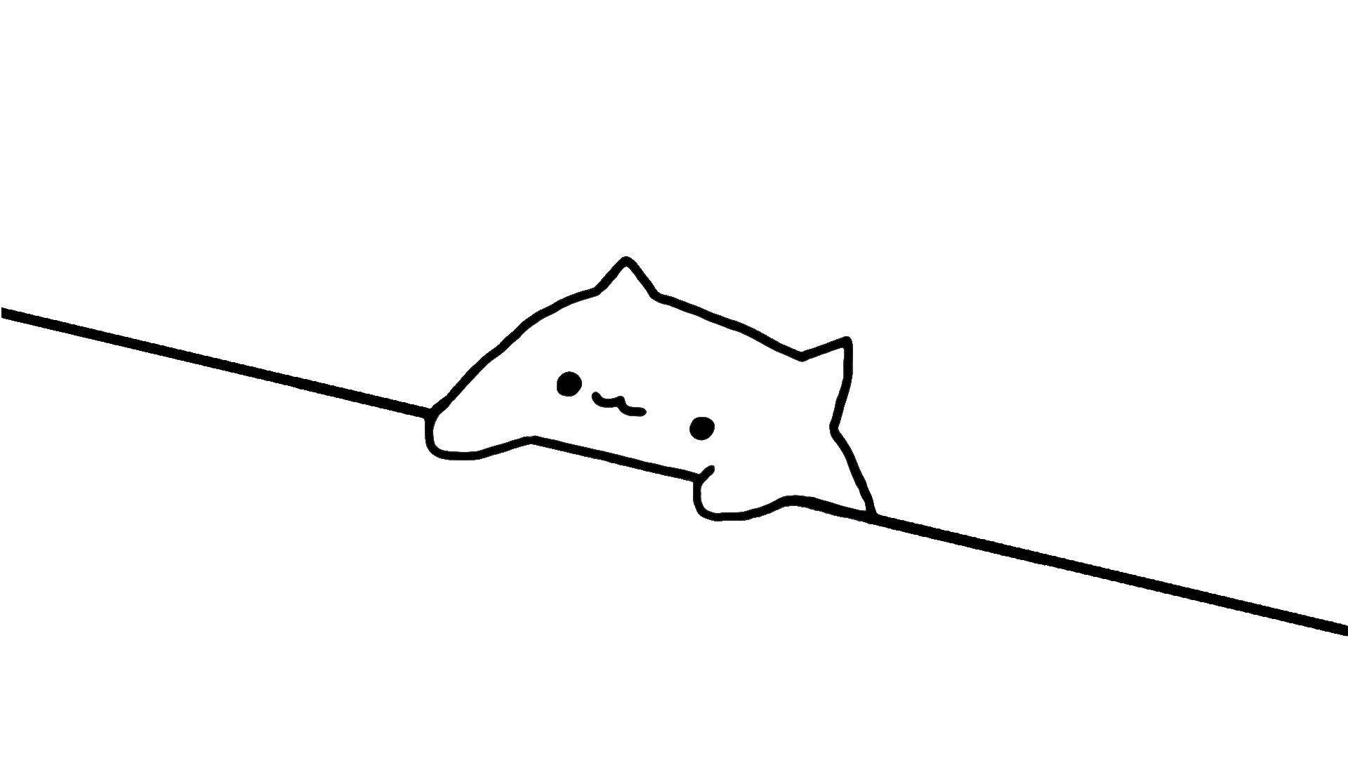 1920x1080 Bongo Cat wallpaper, Desktop