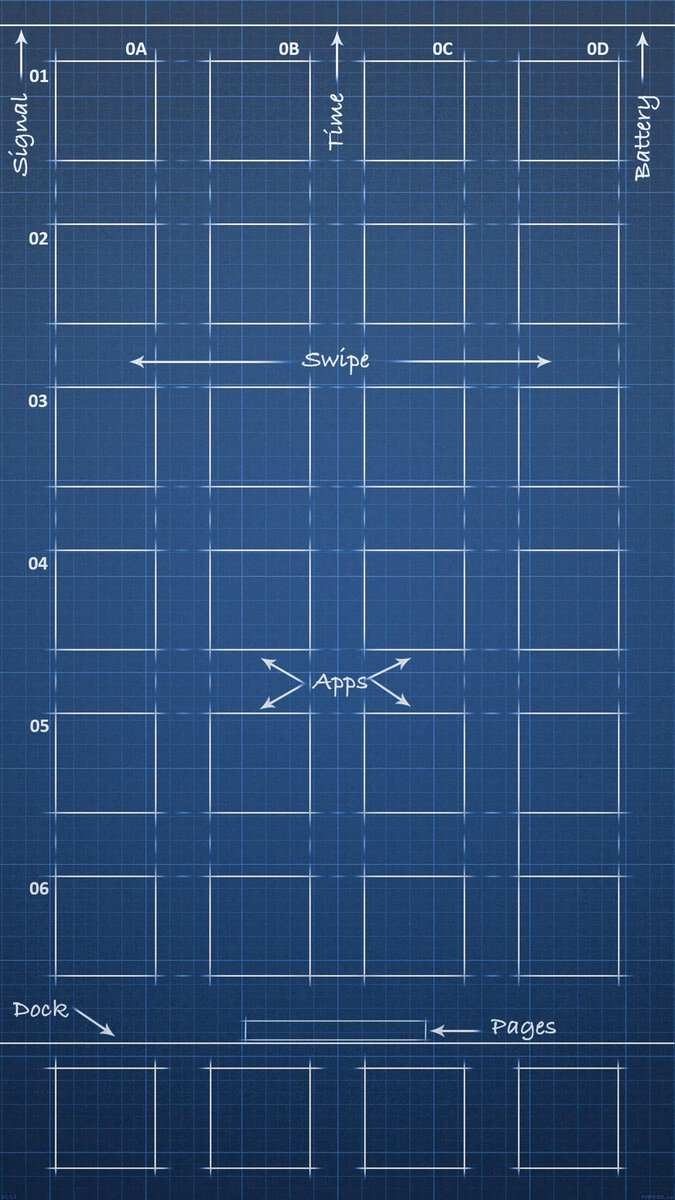 680x1200 Best Blueprint Wallpaper For iPhone iPhone 8 Plus And iPhone SE, Phone