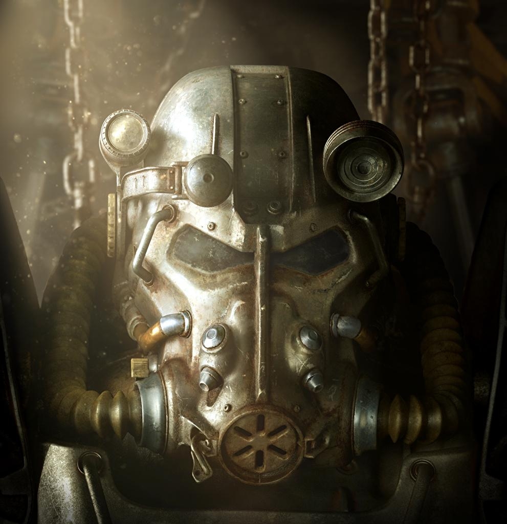 1000x1030 Wallpaper Fallout 4 Armor Helmet Warriors Power Armor, Phone