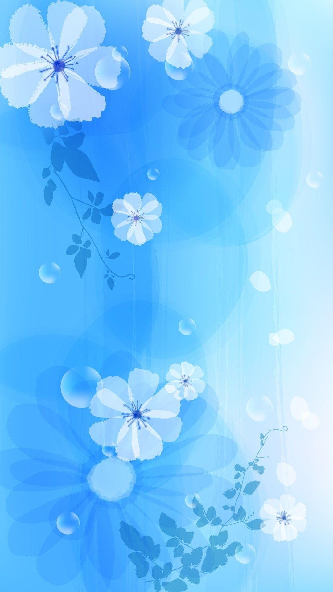 1080x1920 Best Free Blue Girly Wallpaper, Phone