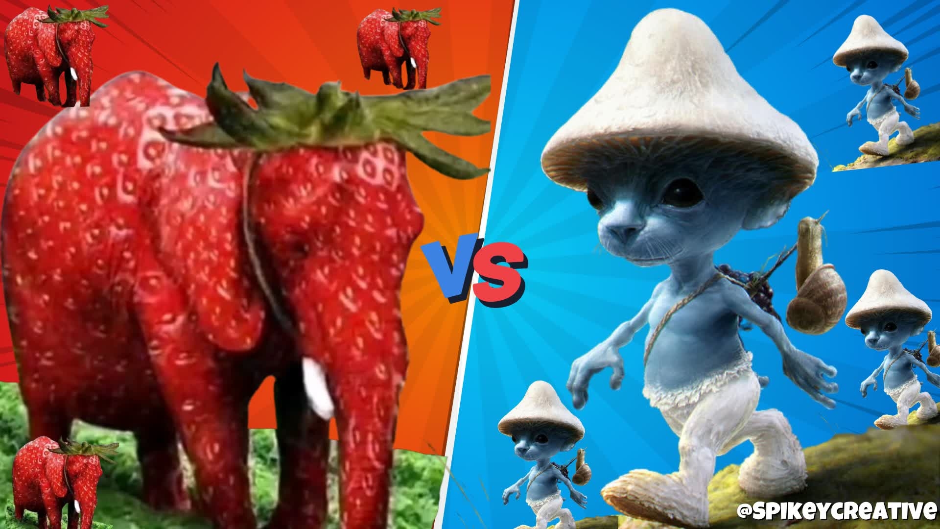 1920x1080 SmurfCat Vs Strawberry Elephant 7464 5778 0756 By Chipboy Creative Map Code, Desktop