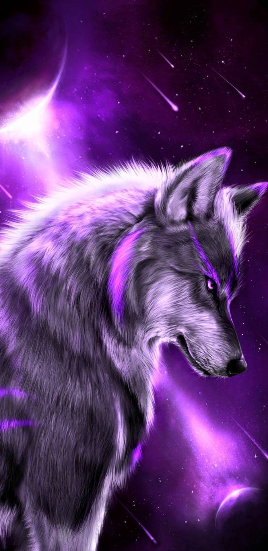 940x1920 Cute Anime Wolf Wallpaper Nature. Wolf wallpaper, Wolf painting, Phone