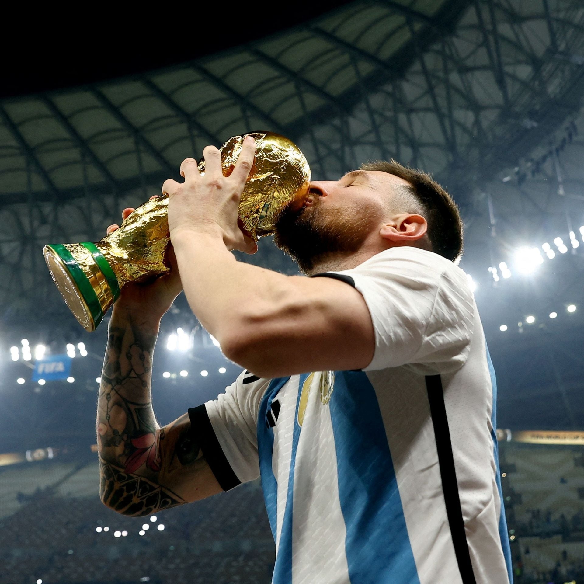 1920x1920 Magical Messi hoists World Cup after, Phone