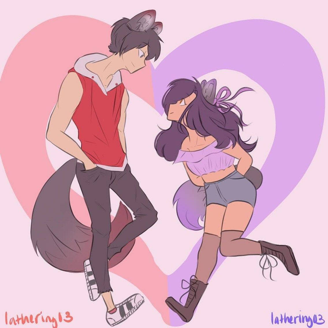 1140x1140 Aphmau And Aaron Dance Wallpaper, Phone