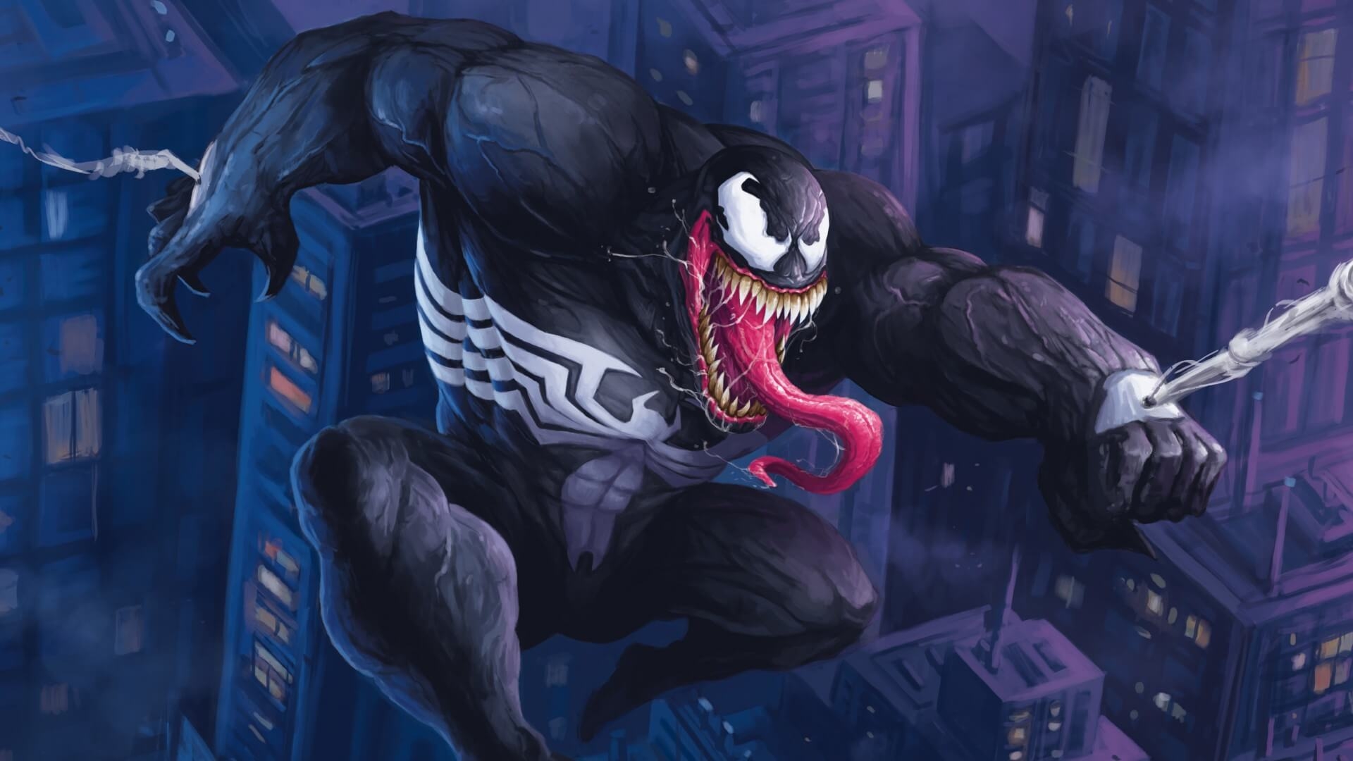 1920x1080 Venom spiderman Artwork 4k Wallpaper, Desktop