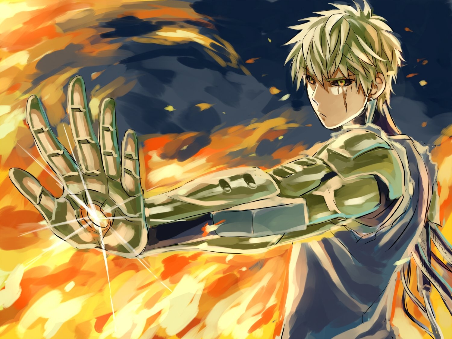 1500x1130 Genos (One Punch Man) Anime Image Board, Desktop