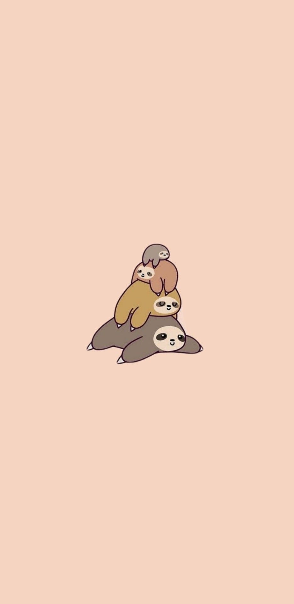 940x1920 cute sloth pile wallpaper. Cute patterns wallpaper, Cute sloth, iPhone wallpaper xo, Phone