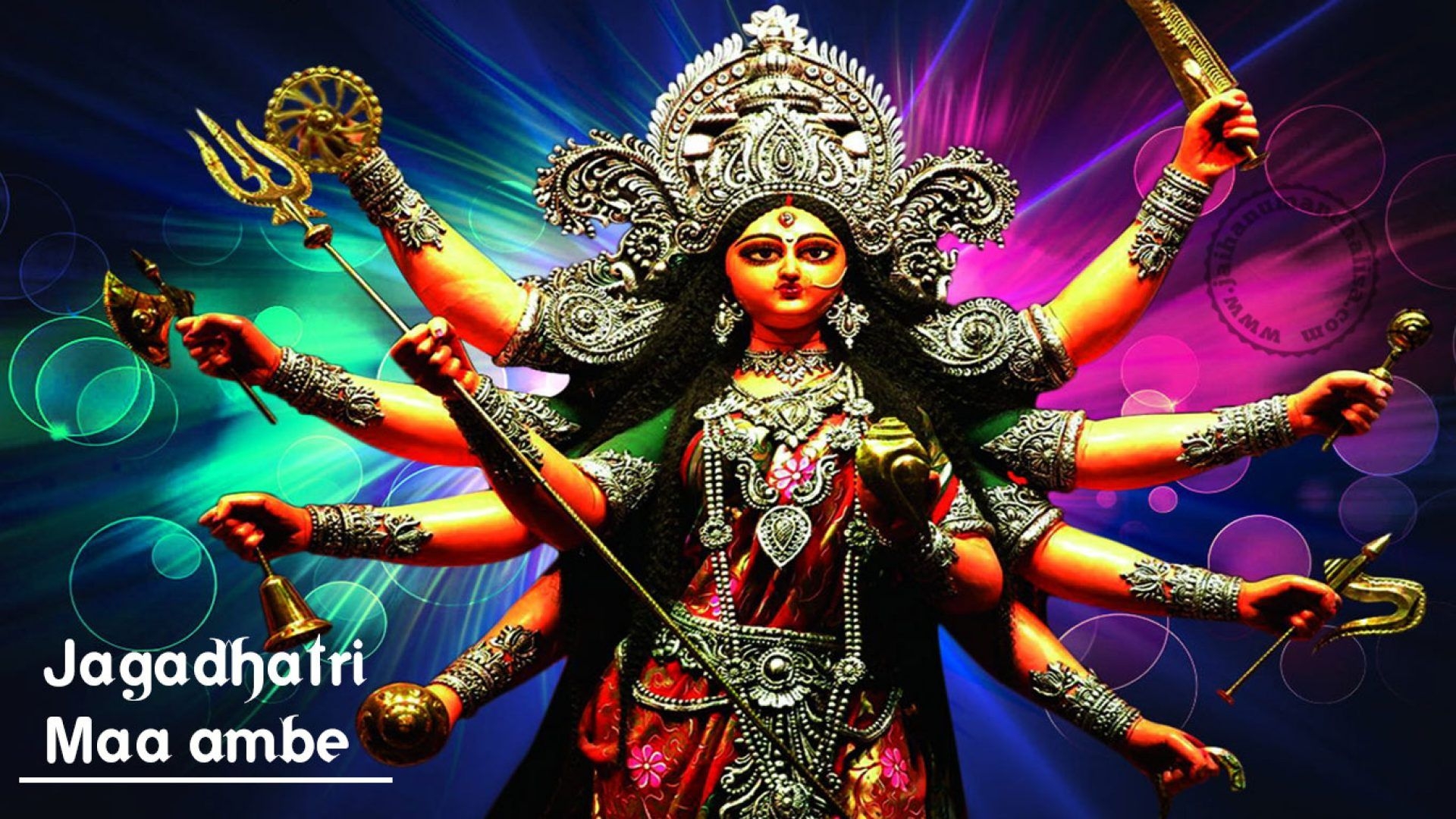 1920x1080 Maa Durga HD Wallpaper 1080p For Desktop. Goddess Maa Durga, Desktop