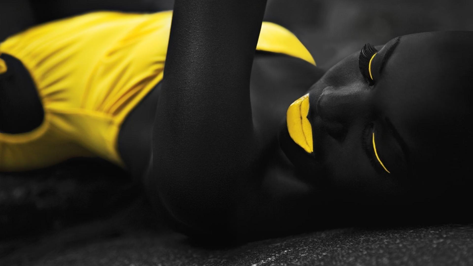 1920x1080 Yellow black girl photographer wallpaper, Desktop