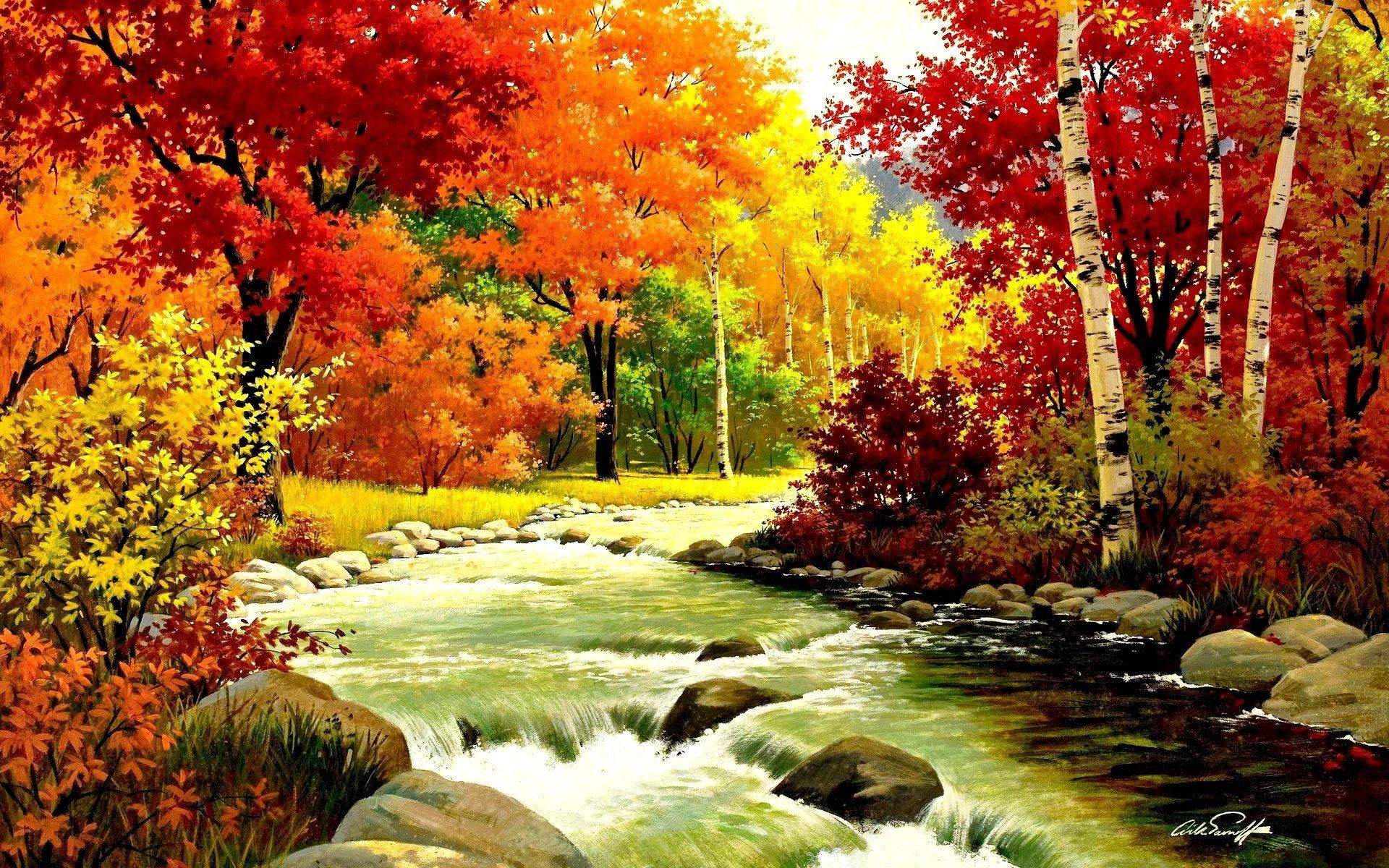 1920x1200 Autumn Landscape Wallpaper HD New Beautiful Autumn, Desktop