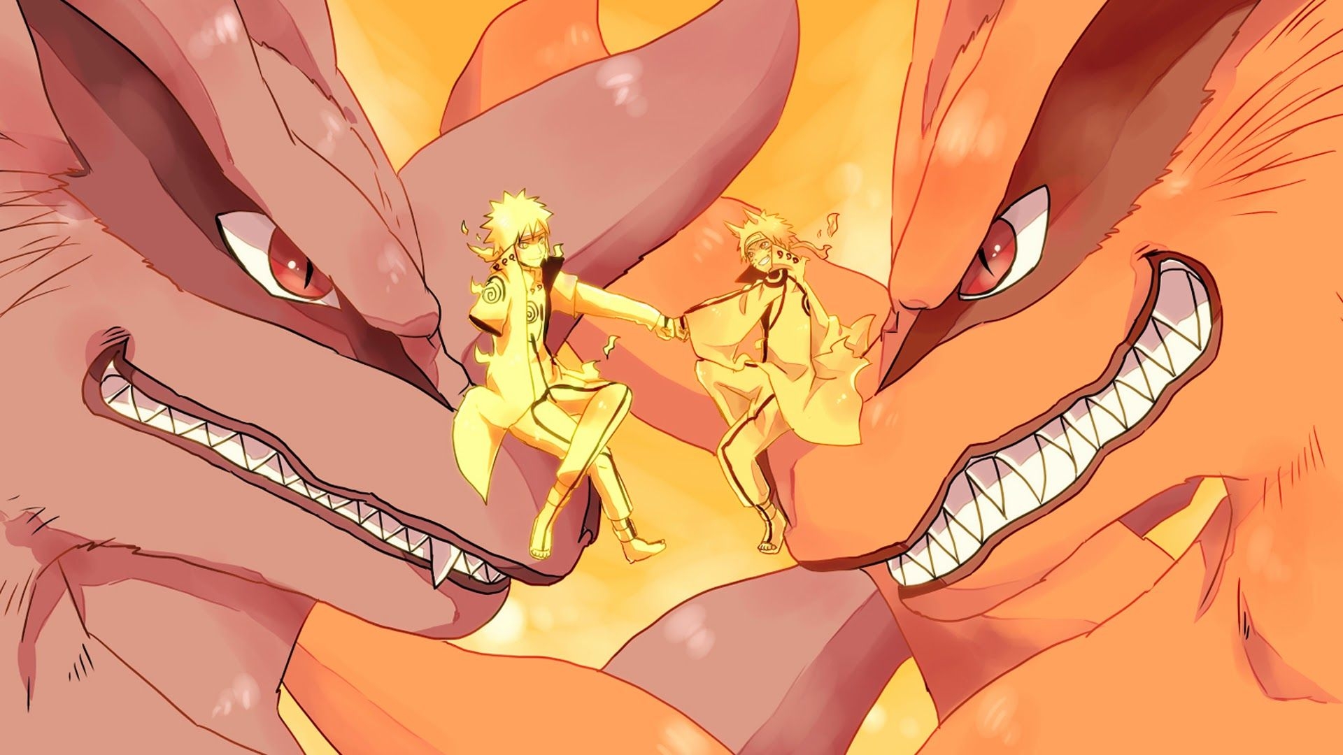 1920x1080 Naruto And Kurama Cute, Desktop