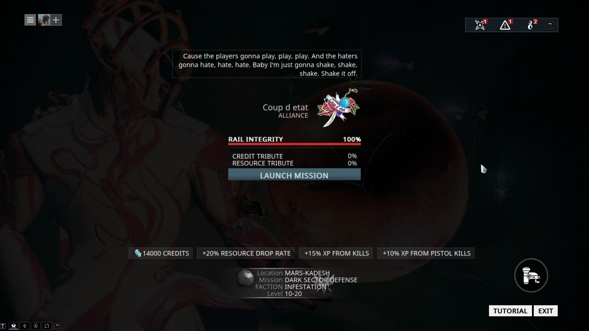 1920x1080 New to Warframe, why are Taylor Swift lyrics on my screen?, Desktop