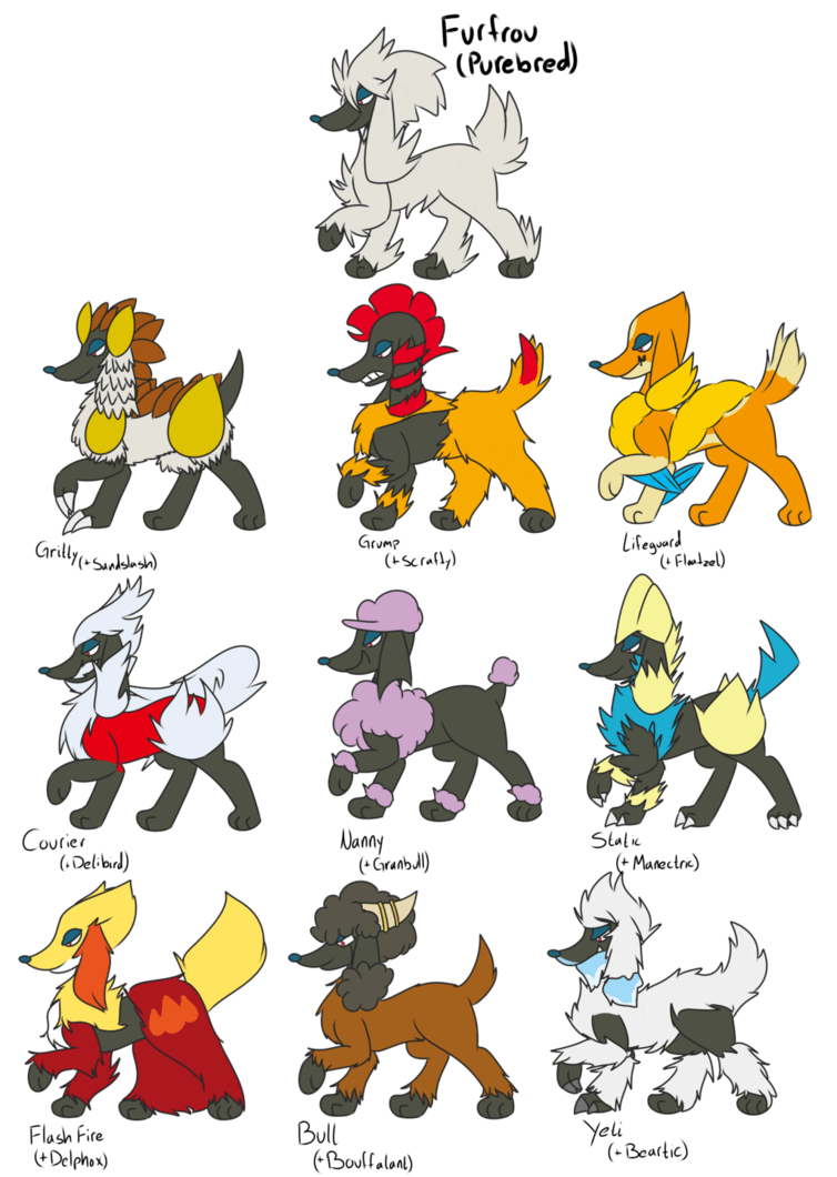 760x1060 Pokemon Crossbreeds- Furfrou, Phone